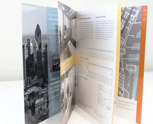 HIP brochure design graphique